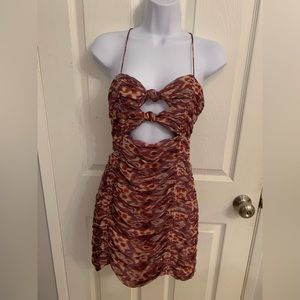 Zara cutout mini dress